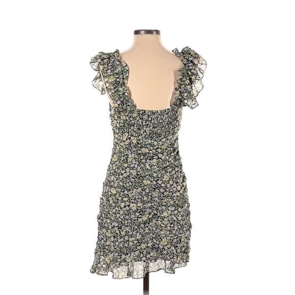 ASTR the Label Floral Ruched Dress (Small) - Picture 2 of 4